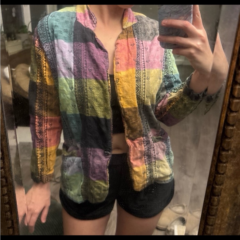 Multicolor Patchwork Jacket - Picture 4 of 5